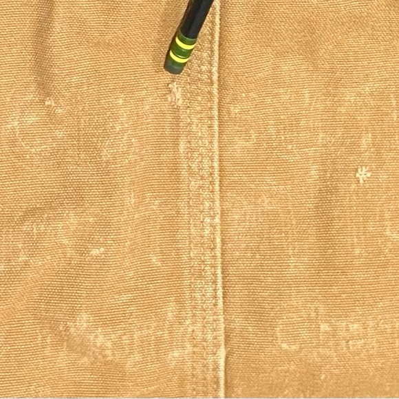 Vintage Carhartt Women M Detroit Jacket Sherpa Lined Wj097 Cml Brown Tan Y2k - Picture 9 of 14